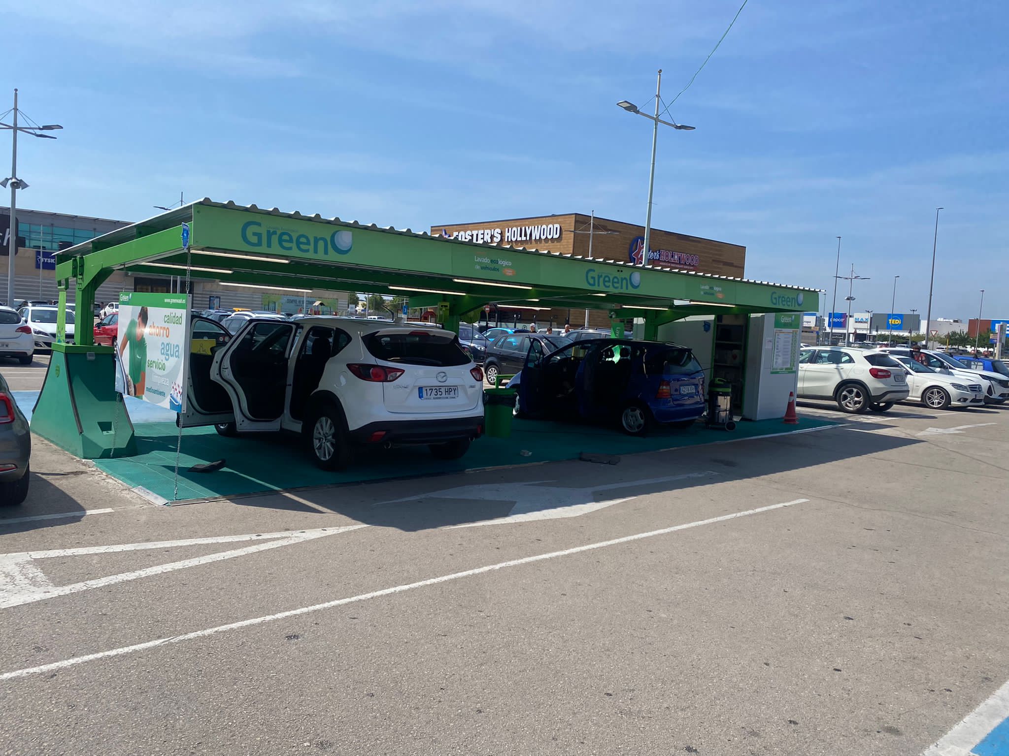 Instalación de lavado de vehículos Green Wash en superficie
